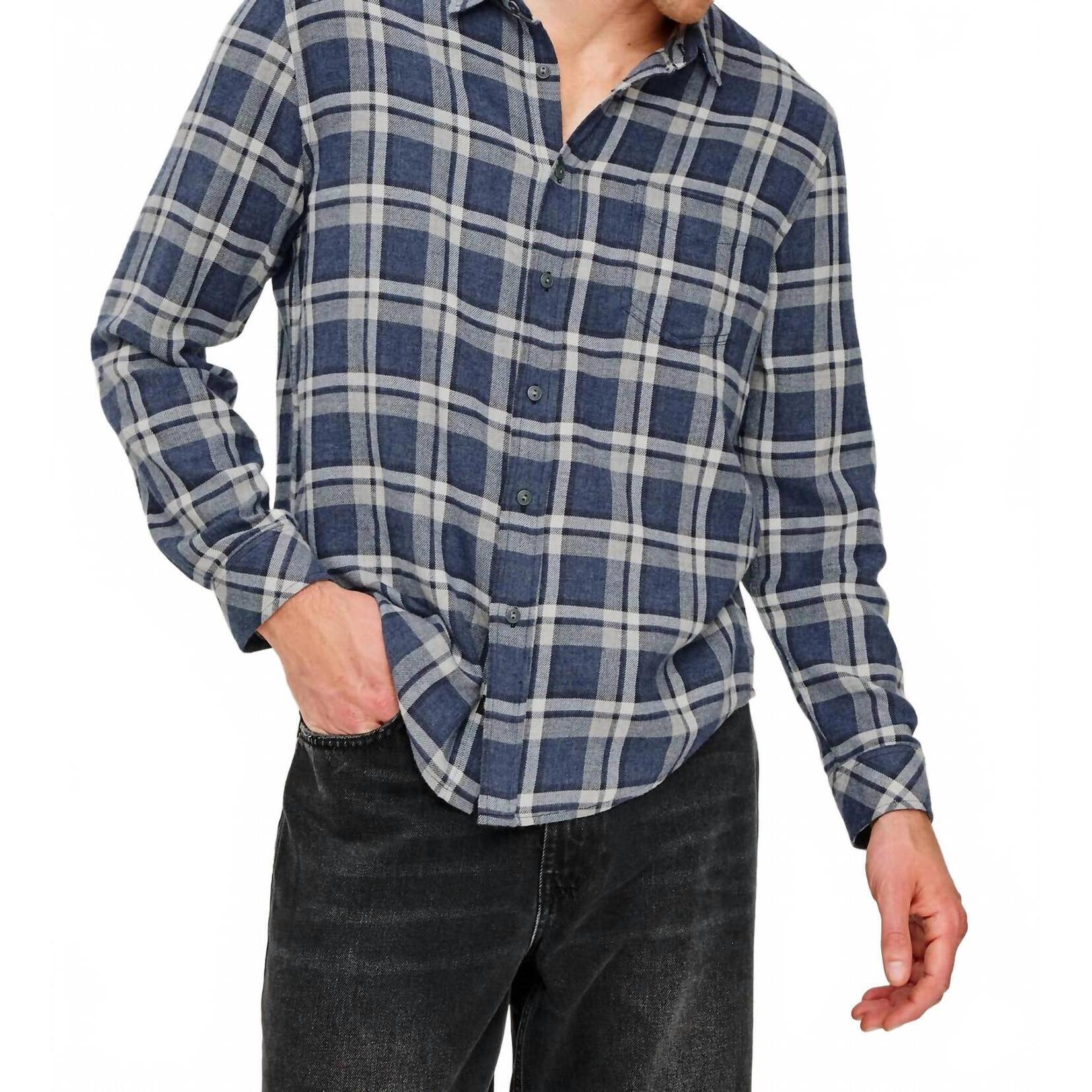 New Rails Lennox Shirt In Nocturne Shimmer